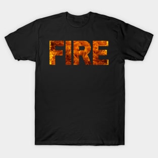 FIRE HALLOWEEN COSTUME FIRE AND ICE MATCHING COUPLES T-Shirt